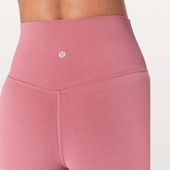 Lululemon Align Crop 21" - Moss Rose - Picture 2 of 7